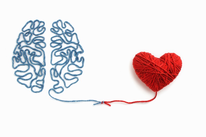 string art brain and heart