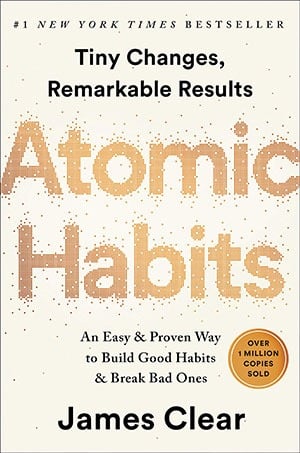 Cover of Atomic Habits by James Clear