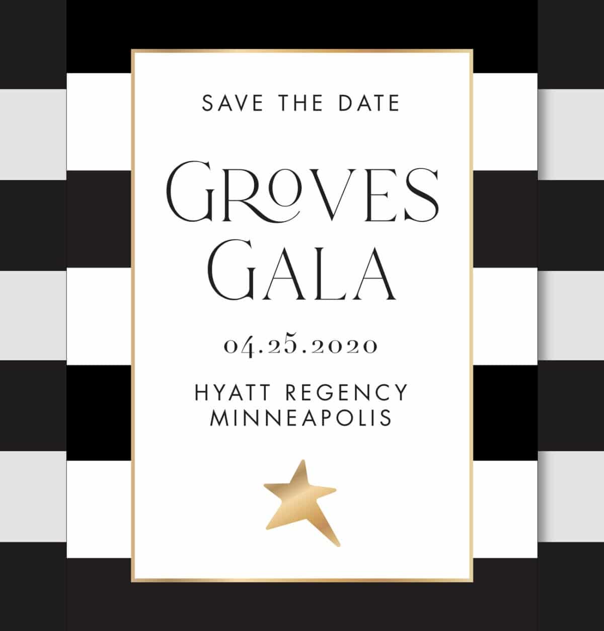 Groves Gala Invitation