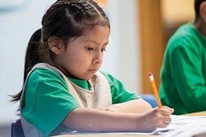 student at GLP school