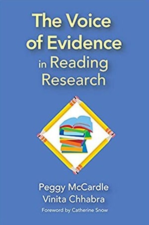 Cover of The Voice of Evidence in Reading Research by Peggy McCardle and Vinita Chhabra